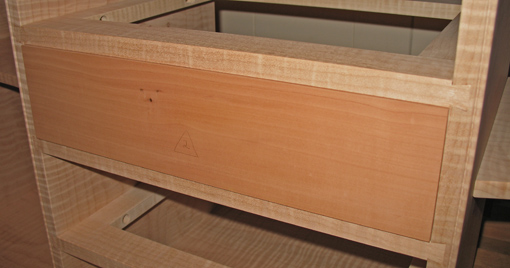 High-end drawers, part 3: fitting the front