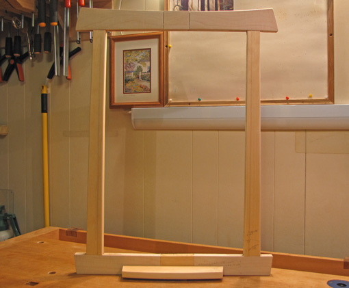 Creating a work in wood – from idea to finished piece: 6. Mock-up