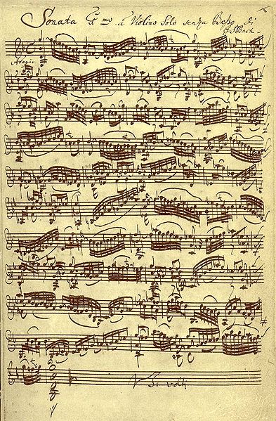 Bach violin sonata