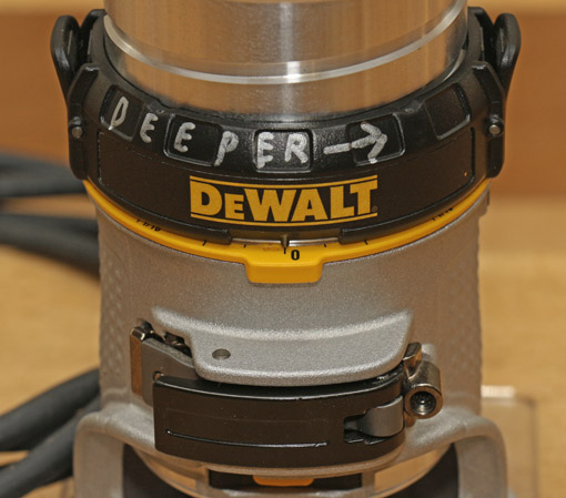 DWP611 adjustment