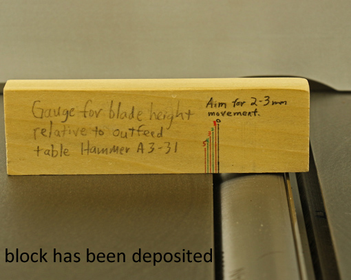 jointer knife alignment