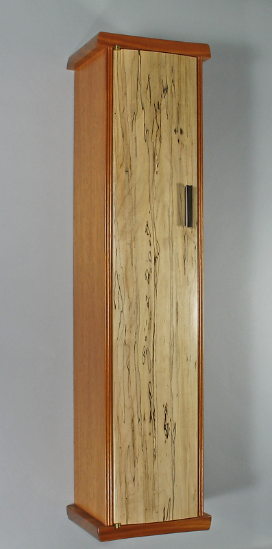 spalted maple cabinet