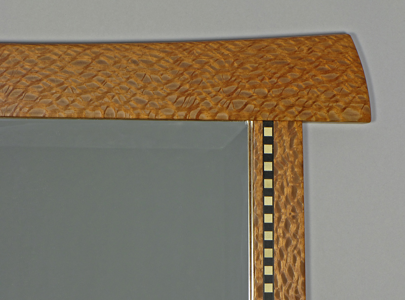 lacewood mirror detail