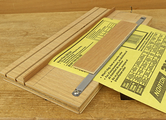 sandpaper cutter