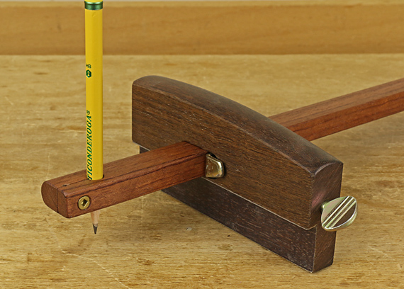 panel gauge with pencil