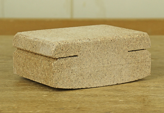 curved cork sanding block