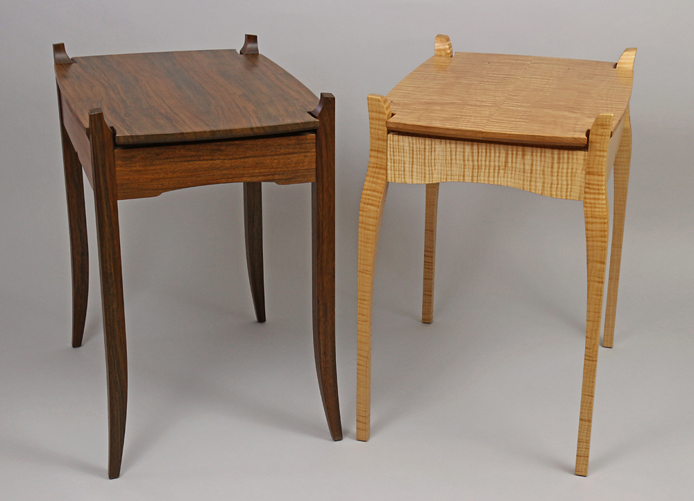 his and her side tables