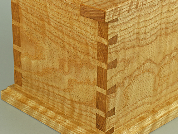 red oak dovetails