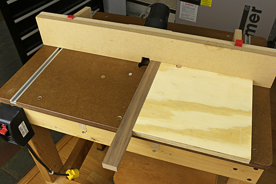router end grain on router table