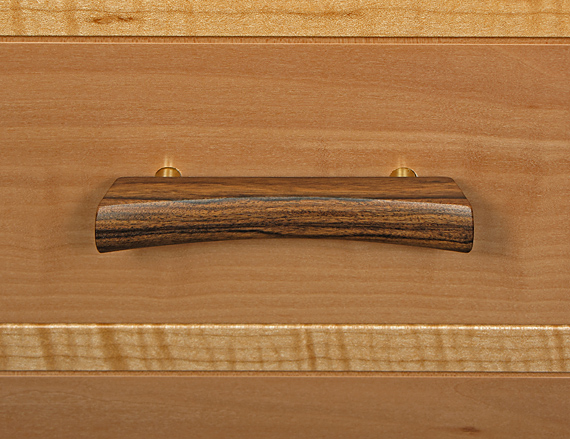 wooden drawer handle