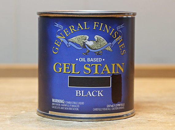 black gel stain